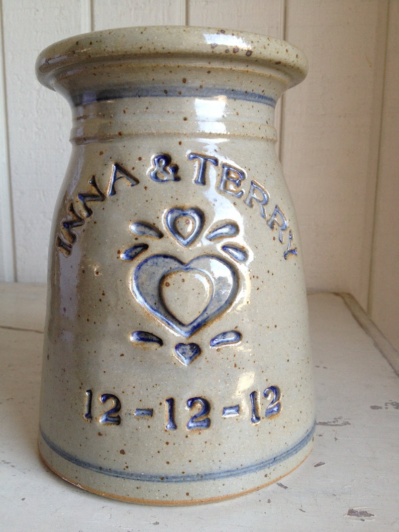 Personalized Wedding and Anniversary Pottery Gifts