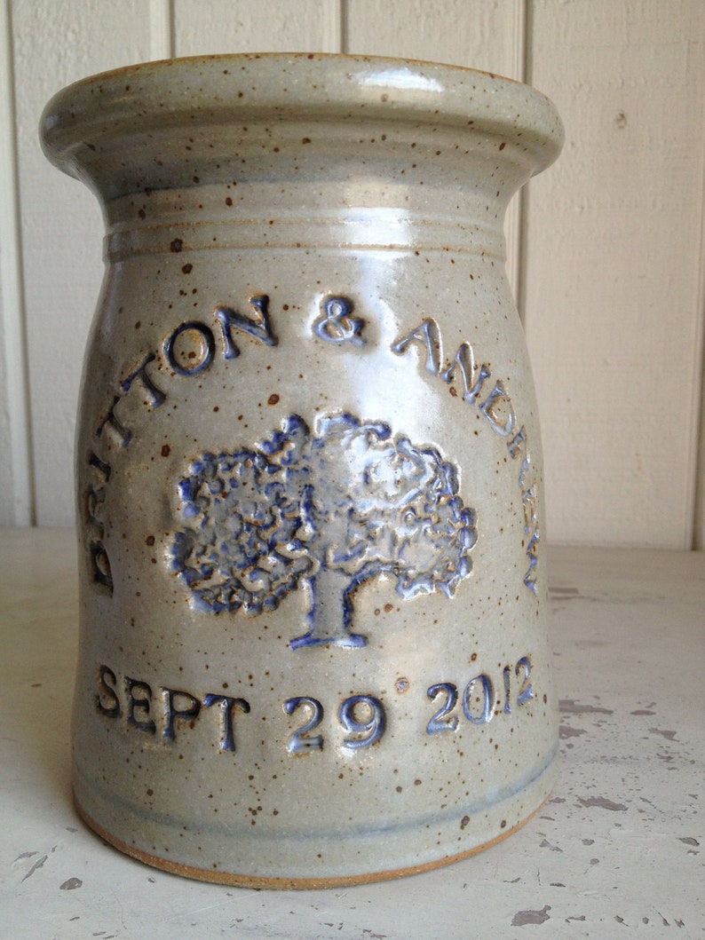 Personalized Wedding and Anniversary Pottery Gifts